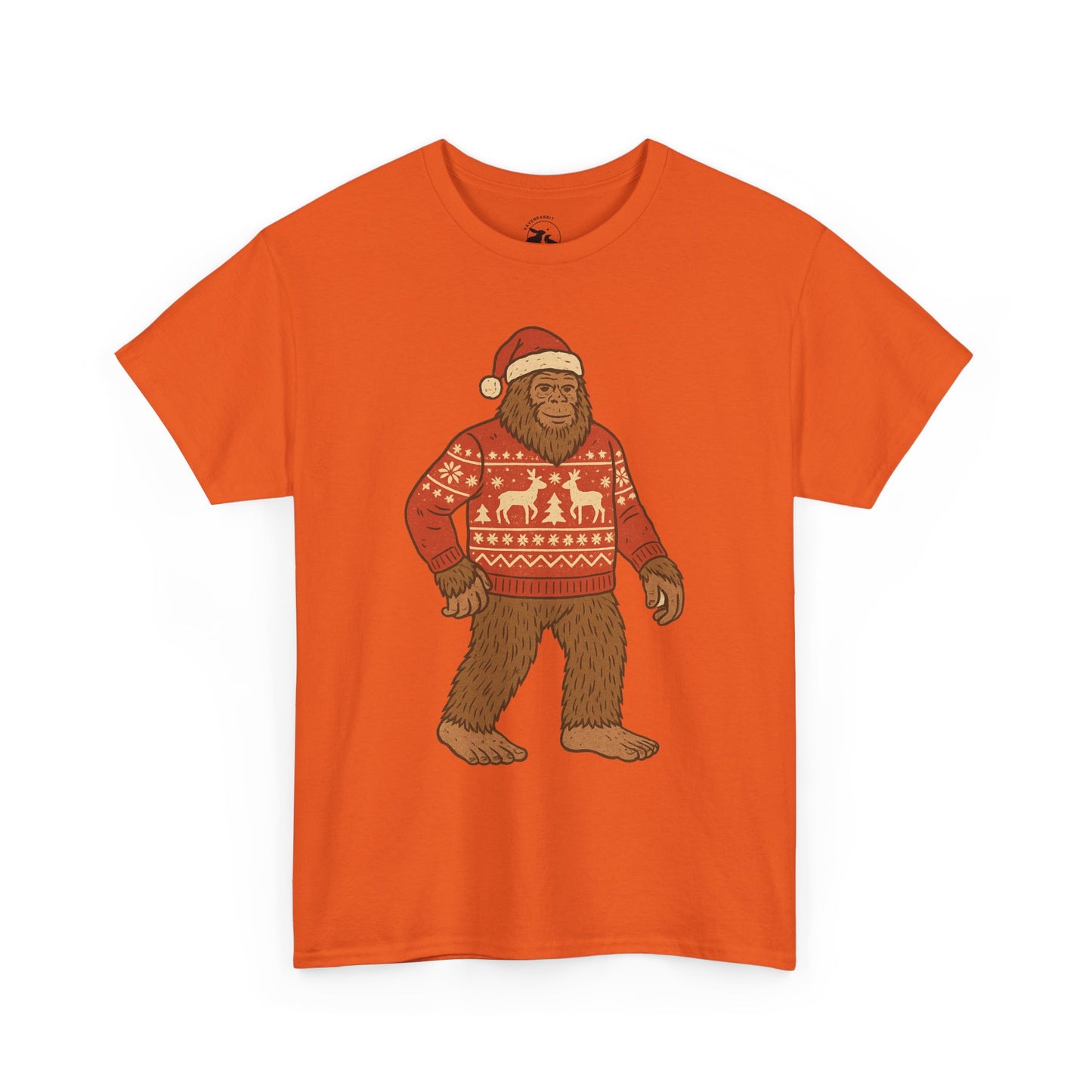 Bigfoot Christmas Sweater Tee – Festive Forest Fun
