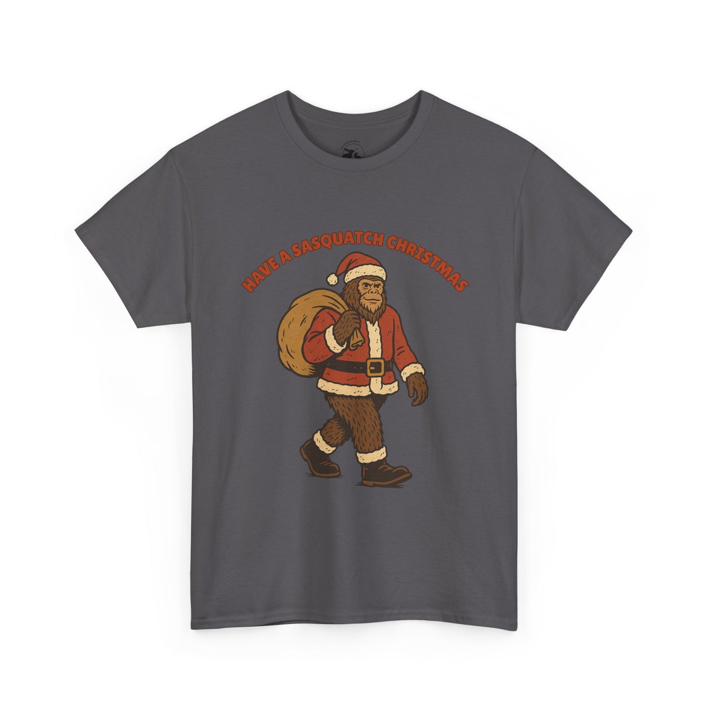Sasquatch Christmas Tee – Festive Bigfoot Holiday Spirit Shirt