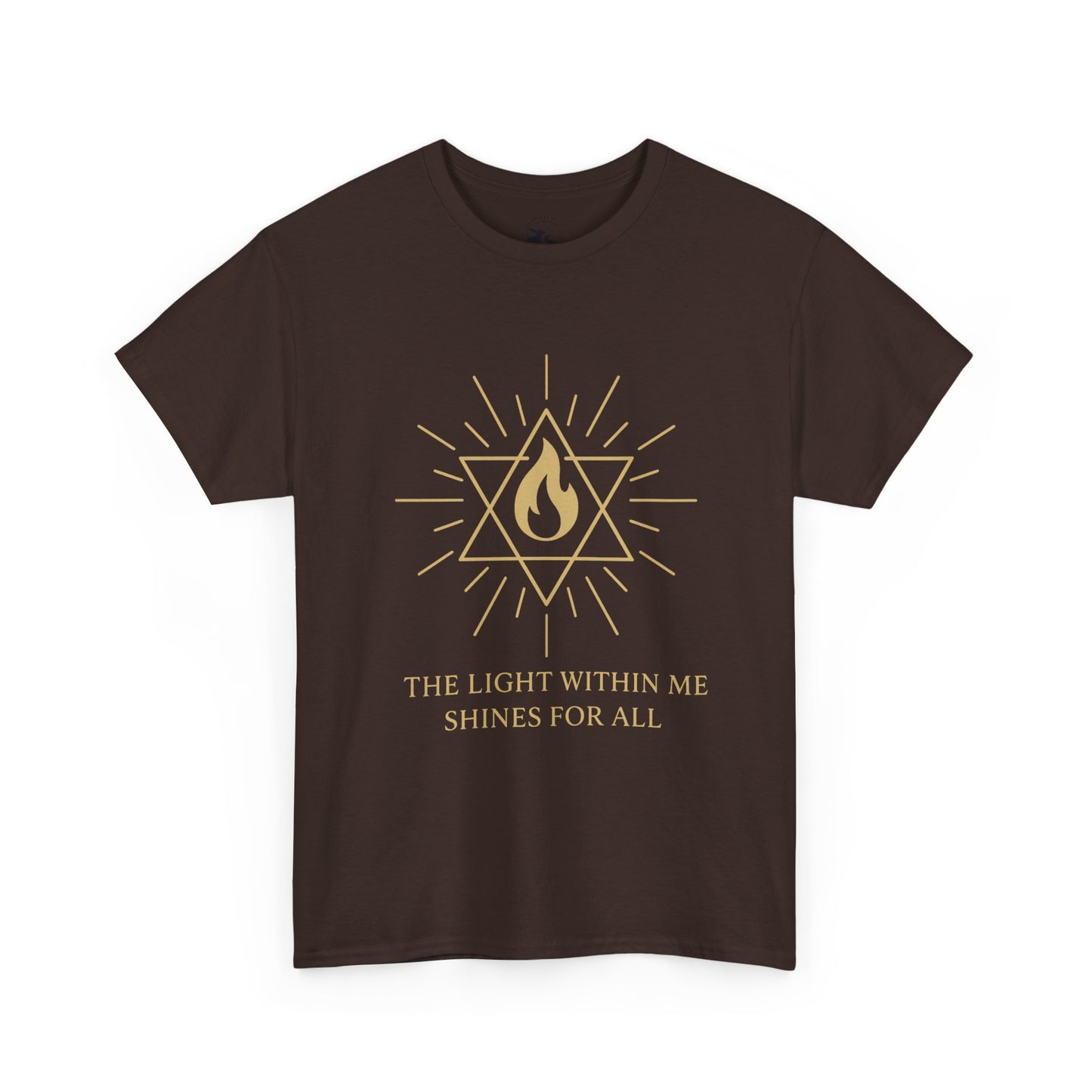 The Light Within Tee – Merkaba Flame of Awakening Graphic Shirt