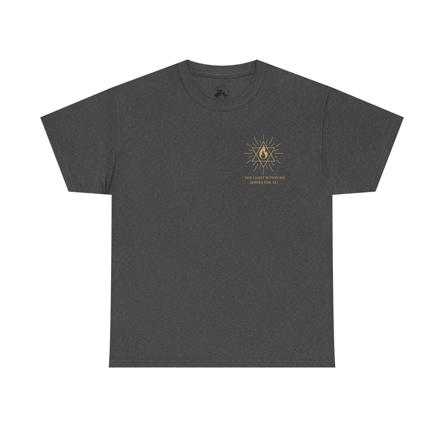 The Light Within Tee – Double Sided Merkaba Flame of Awakening Shirt