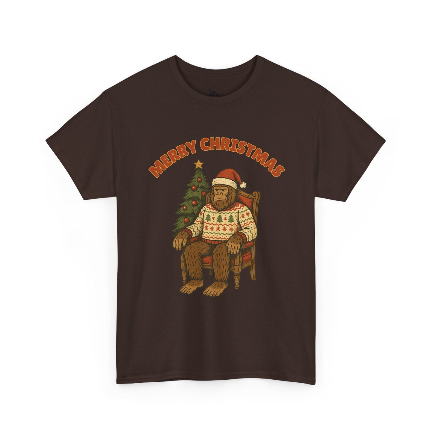 Bigfoot Christmas Spirit Tee – Cozy Sasquatch Holiday Shirt