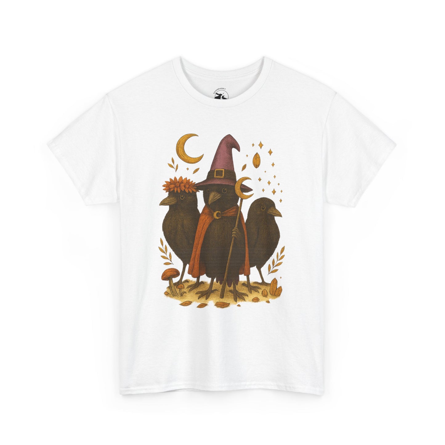 The Mystic Ravens Tee – Druid, Wizard & Oracle Edition