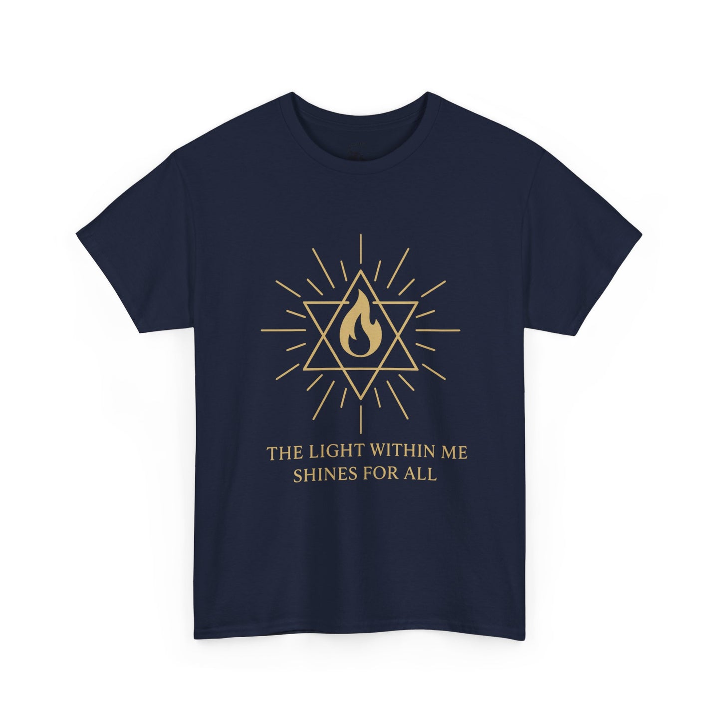 The Light Within Tee – Merkaba Flame of Awakening Graphic Shirt