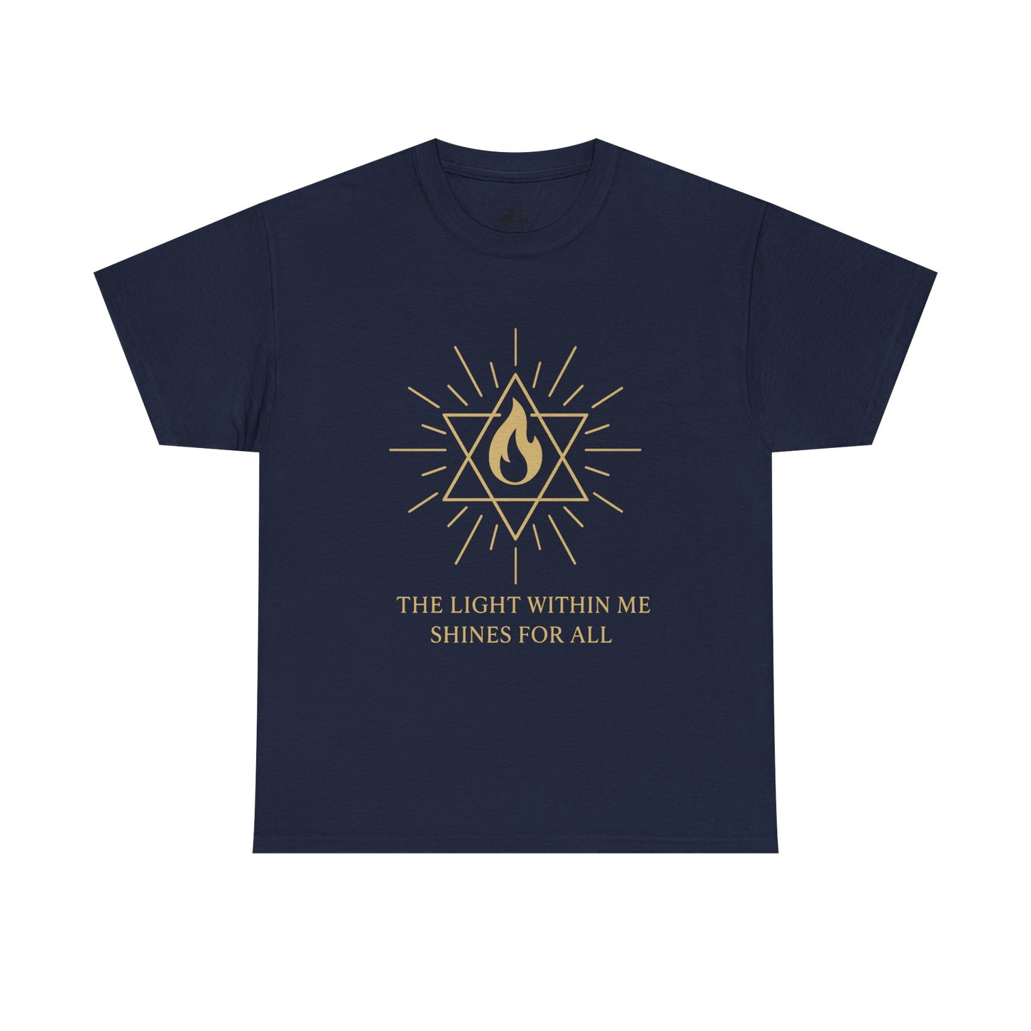 The Light Within Tee – Merkaba Flame of Awakening Graphic Shirt