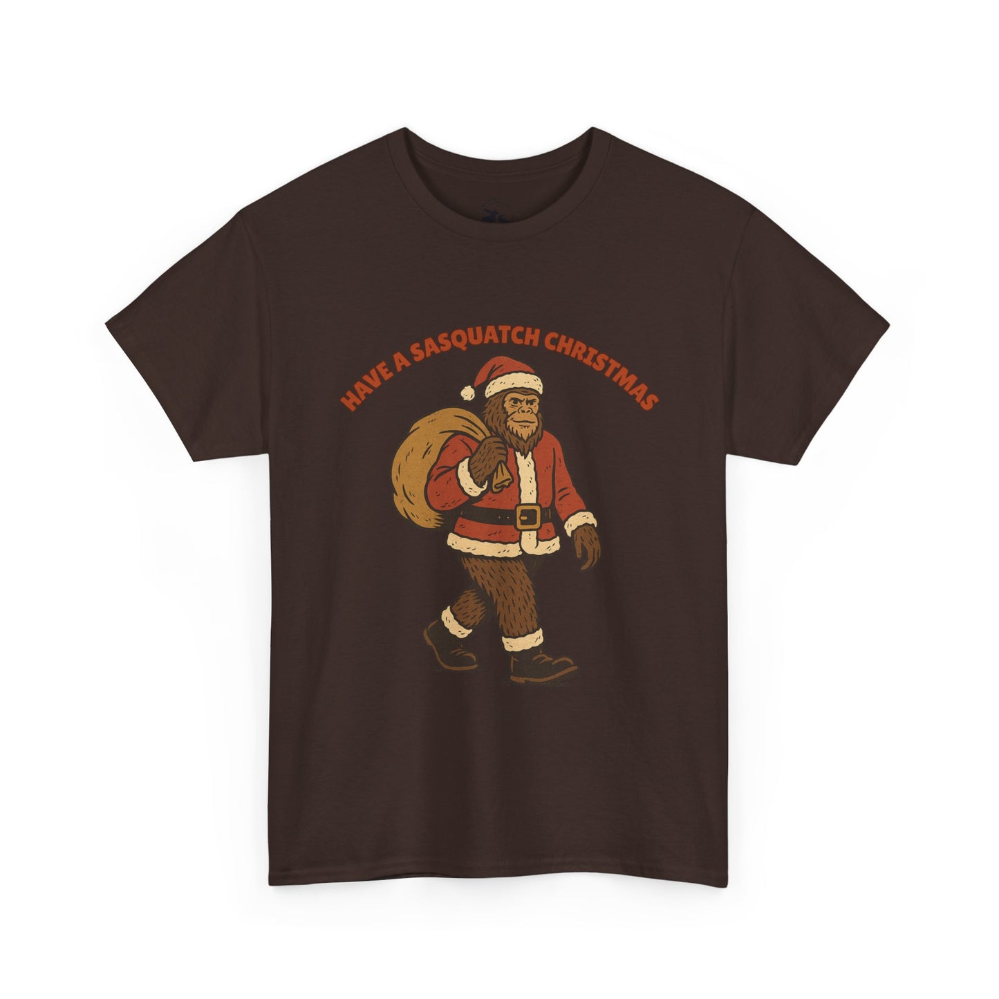 Sasquatch Christmas Tee – Festive Bigfoot Holiday Spirit Shirt