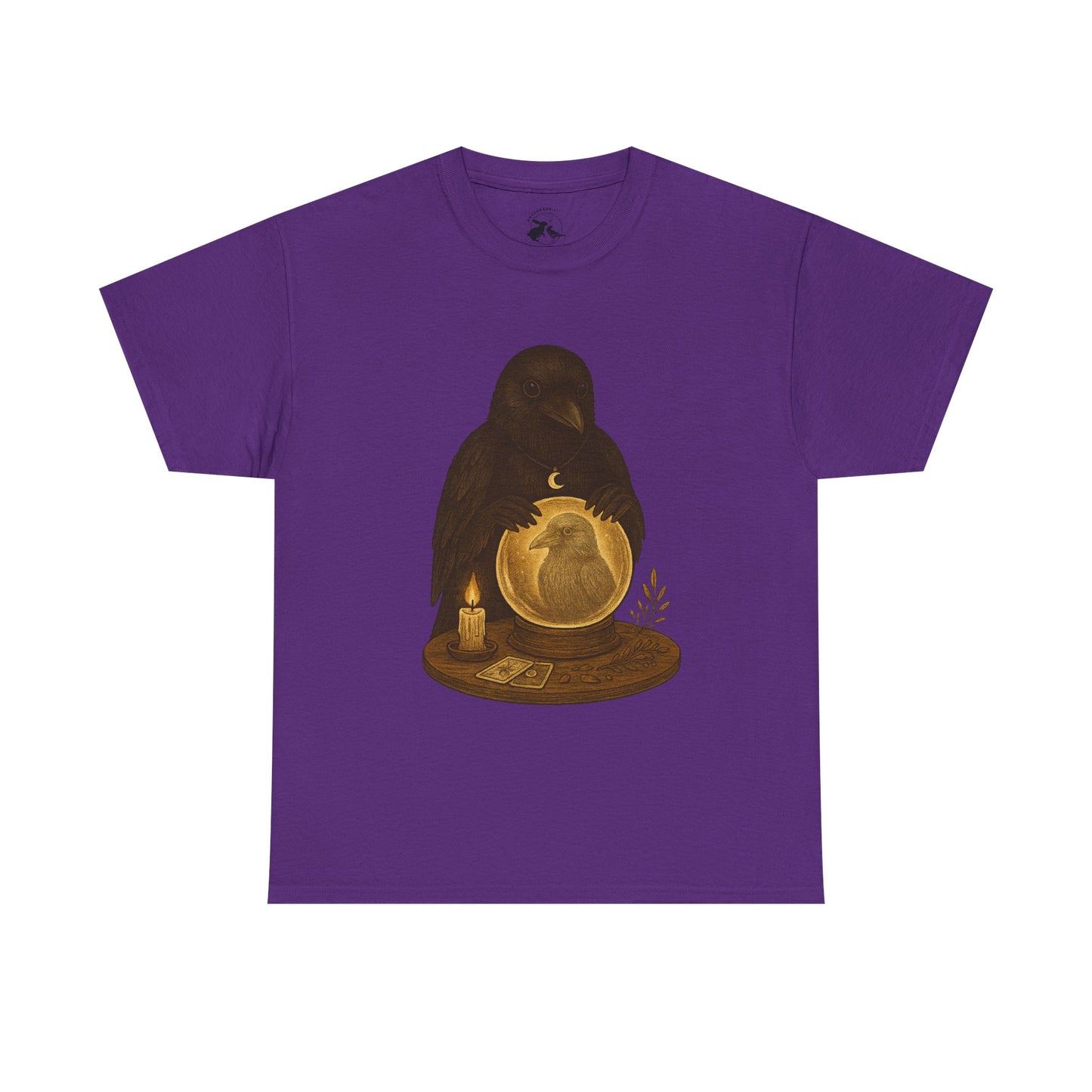 The Psychic Raven Tee – Mystical Seer of the Forest