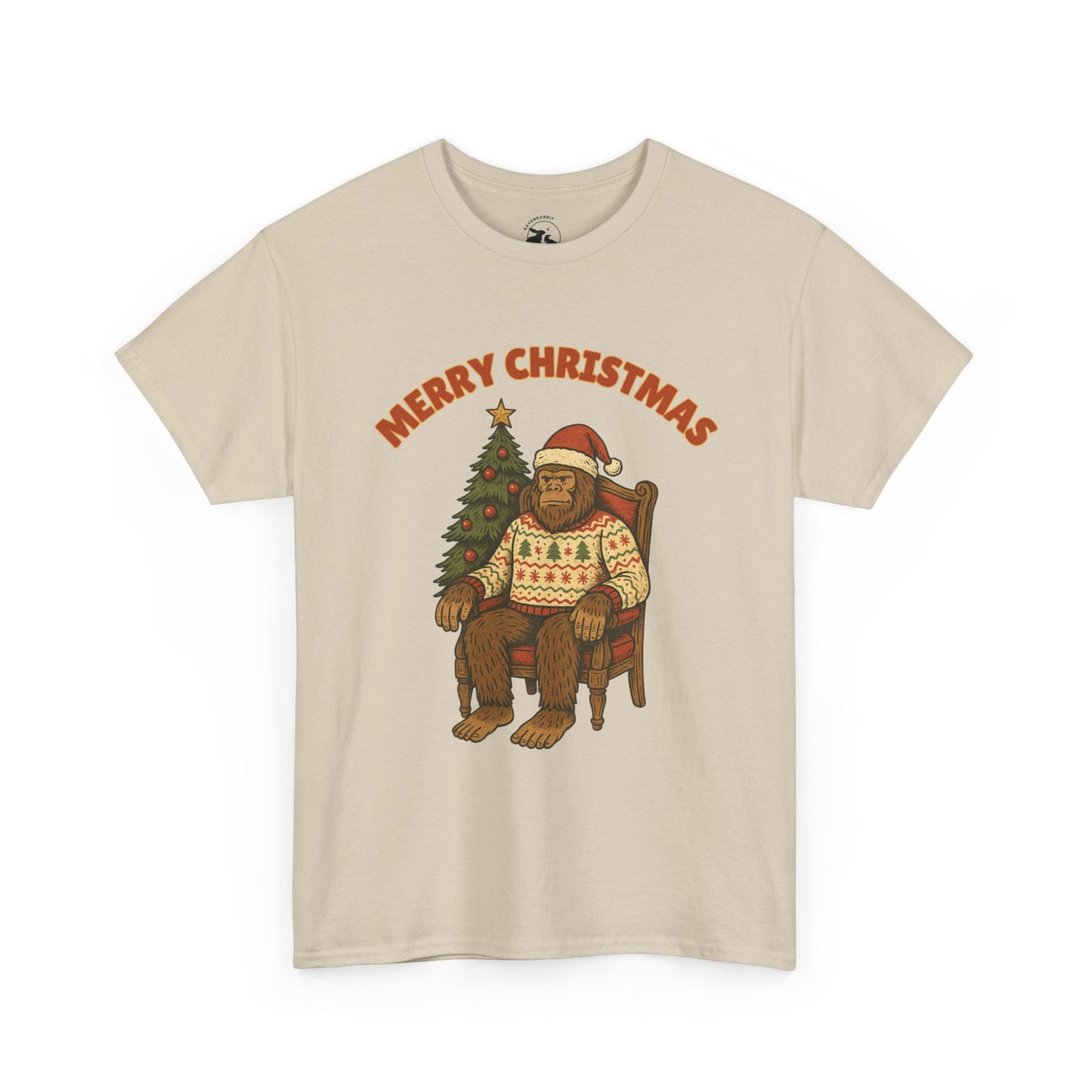 Bigfoot Christmas Spirit Tee – Cozy Sasquatch Holiday Shirt