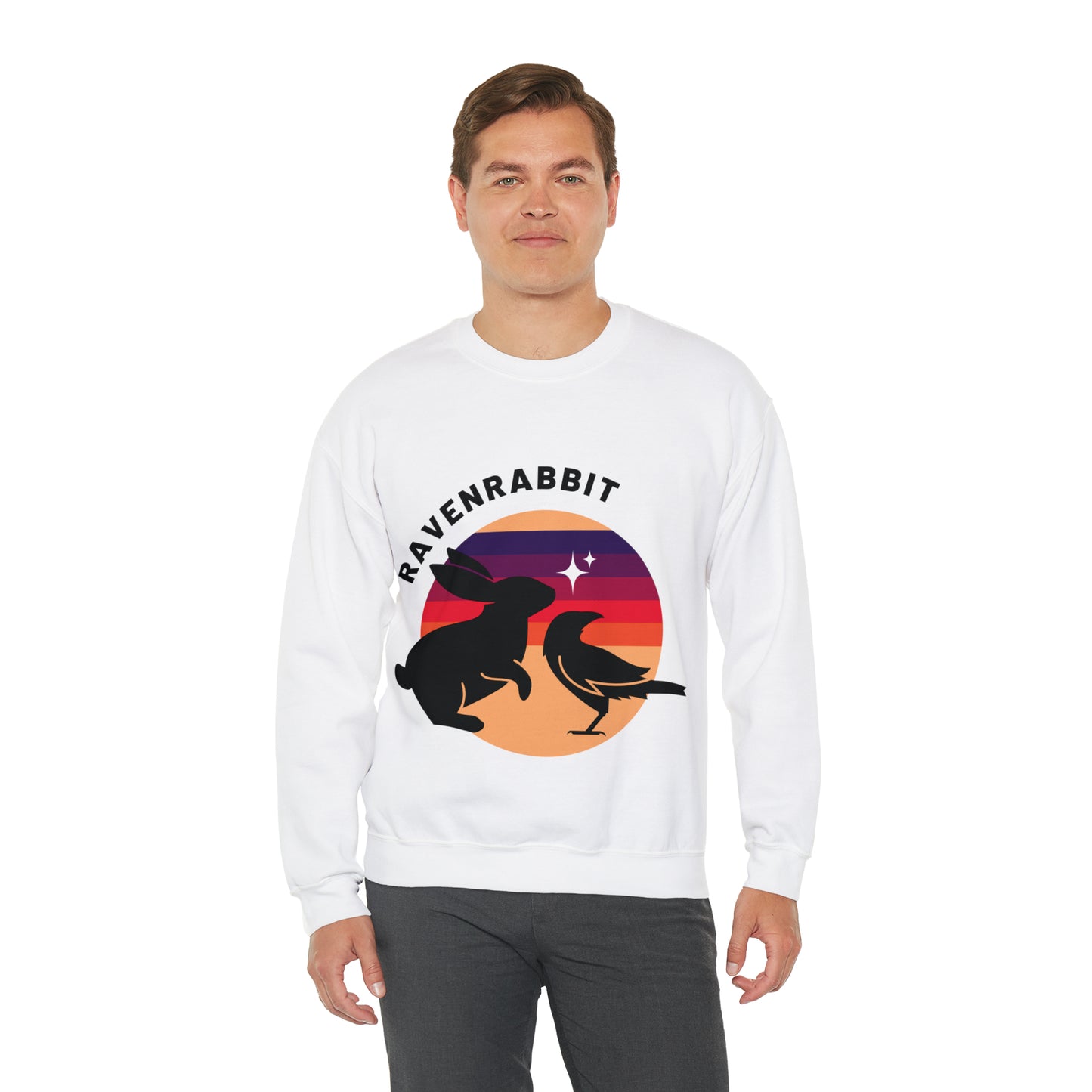 🐰🐦‍⬛  RavenRabbit Unisex Heavy Blend™ Crewneck Sweatshirt