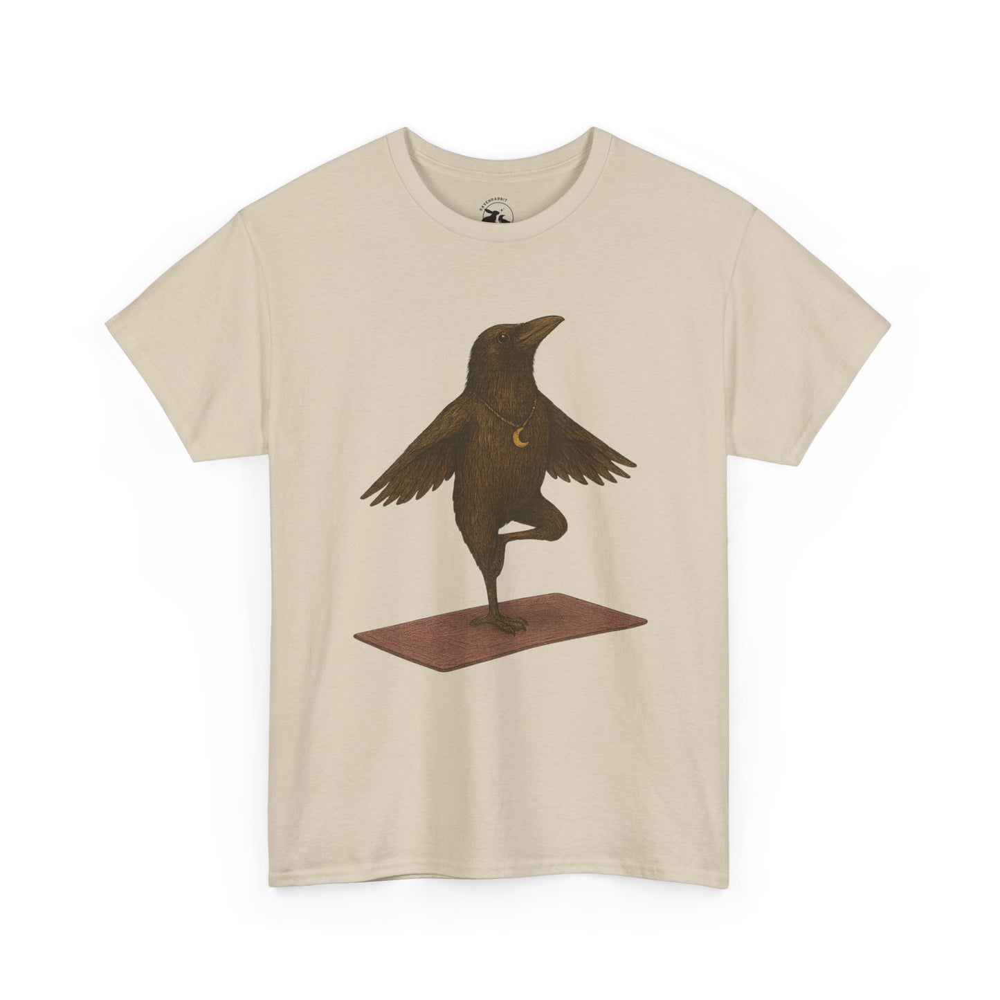 The Raven Yoga Master Tee – Balance in Flight and Spirit