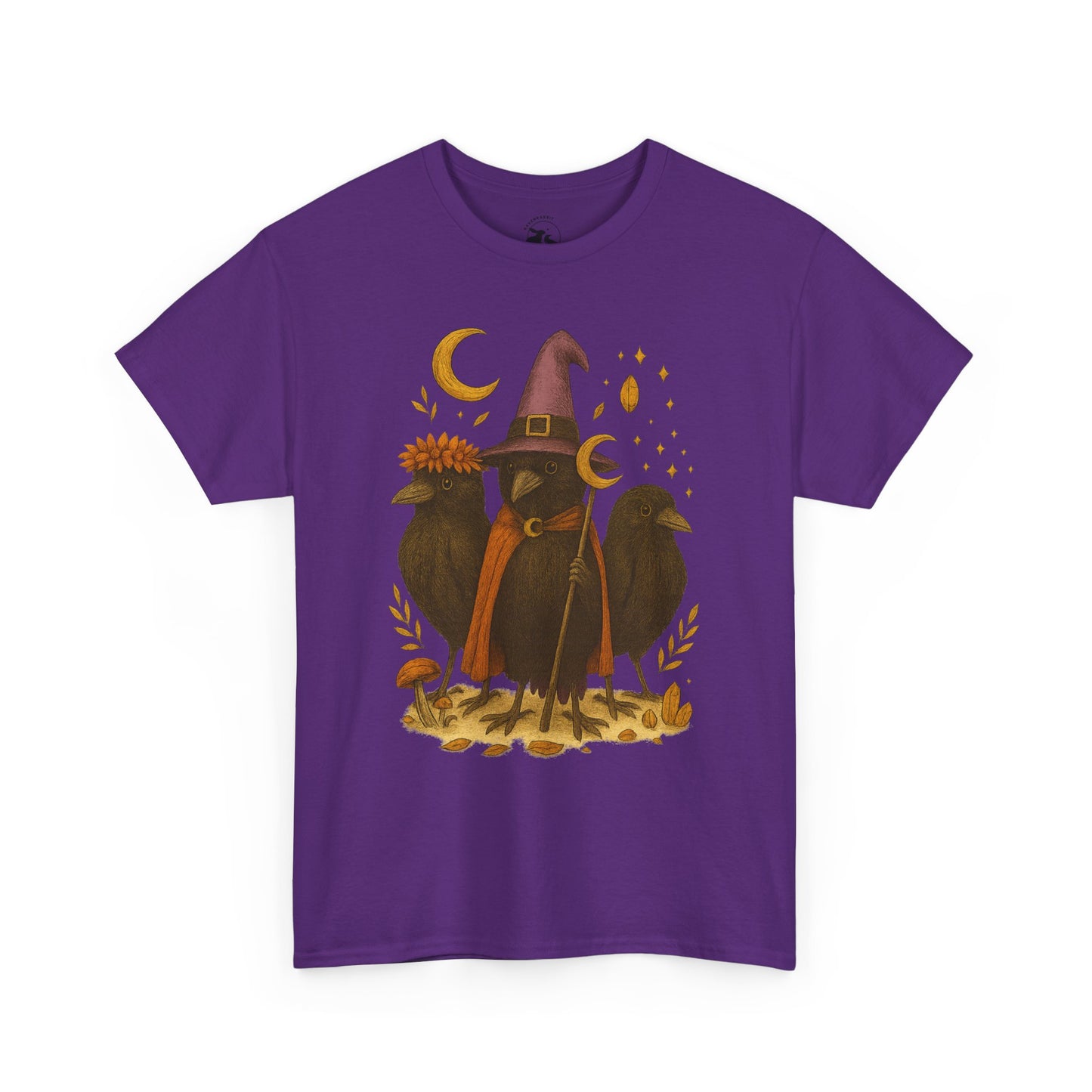 The Mystic Ravens Tee – Druid, Wizard & Oracle Edition