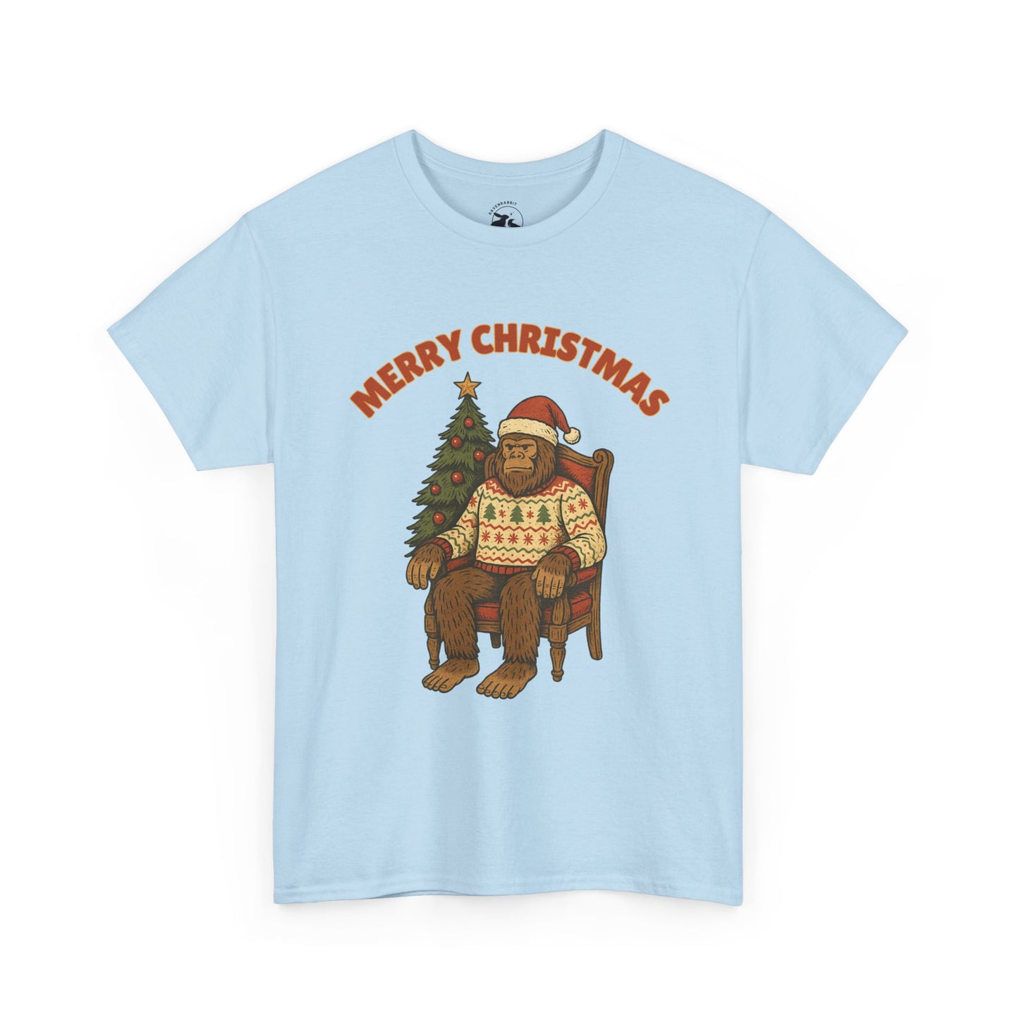 Bigfoot Christmas Spirit Tee – Cozy Sasquatch Holiday Shirt