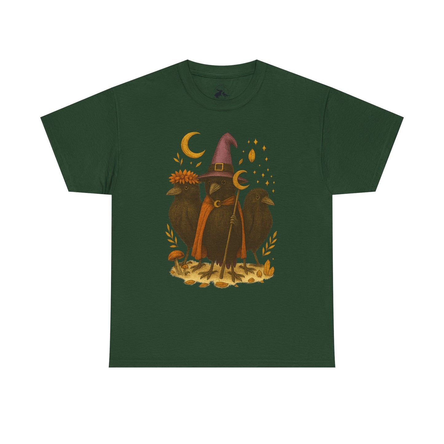 The Mystic Ravens Tee – Druid, Wizard & Oracle Edition