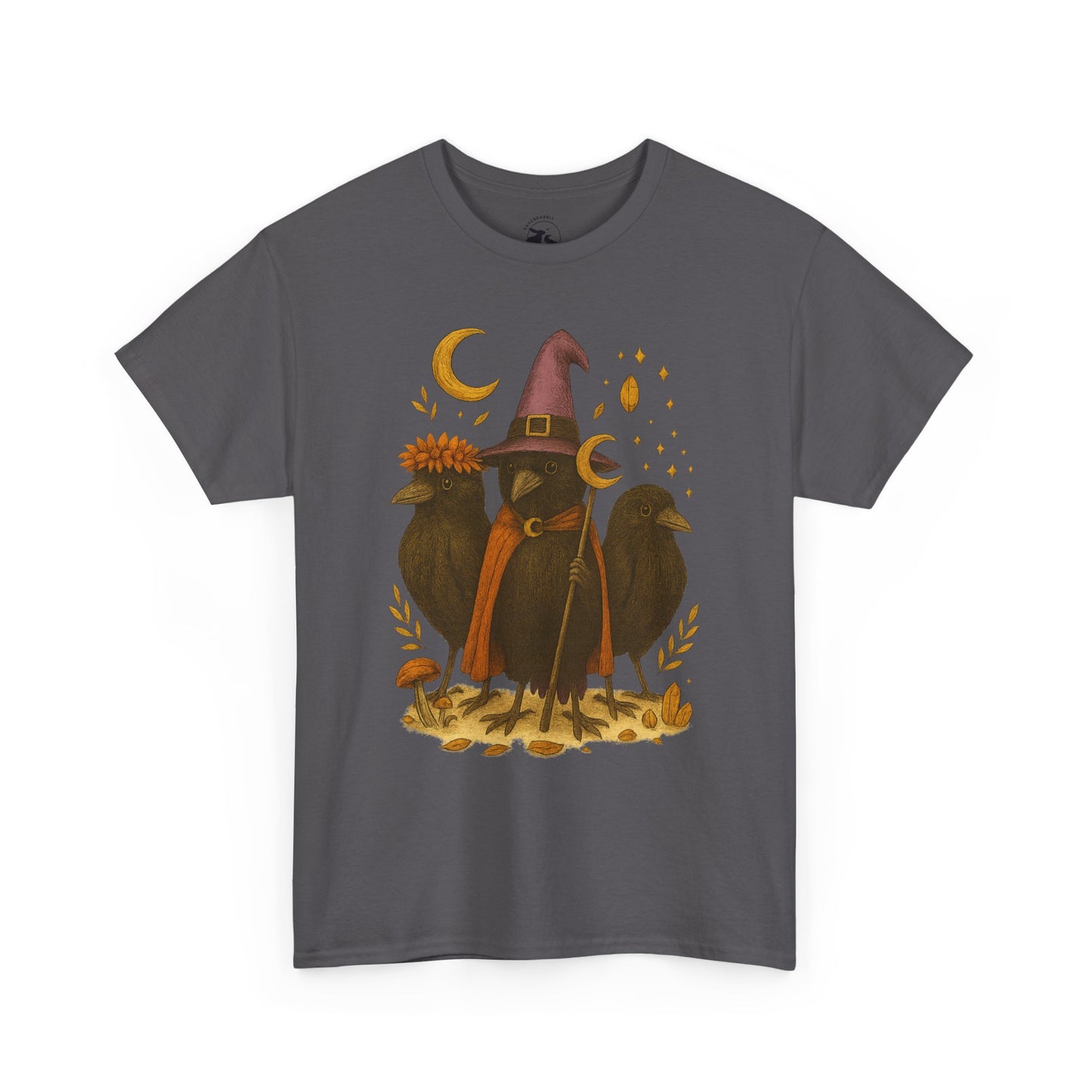 The Mystic Ravens Tee – Druid, Wizard & Oracle Edition