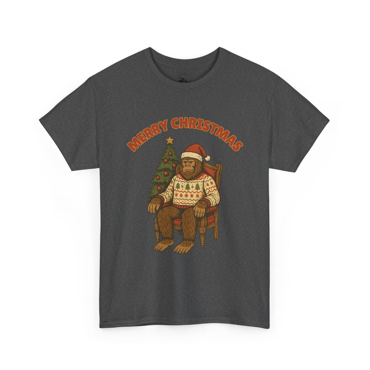 Bigfoot Christmas Spirit Tee – Cozy Sasquatch Holiday Shirt