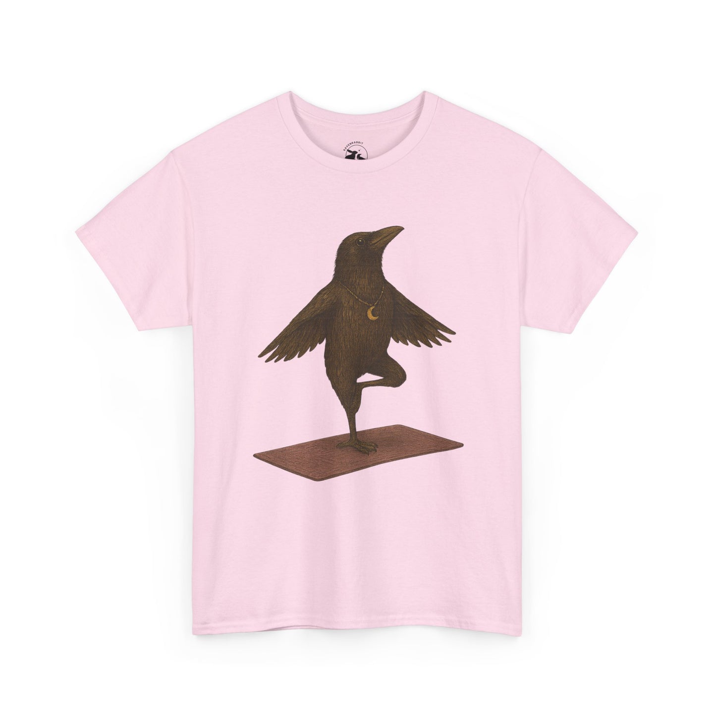 The Raven Yoga Master Tee – Balance in Flight and Spirit