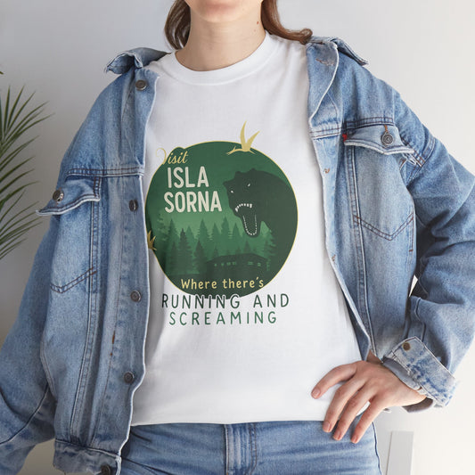 Visit Isla Sorna Retro Dinosaur Tee