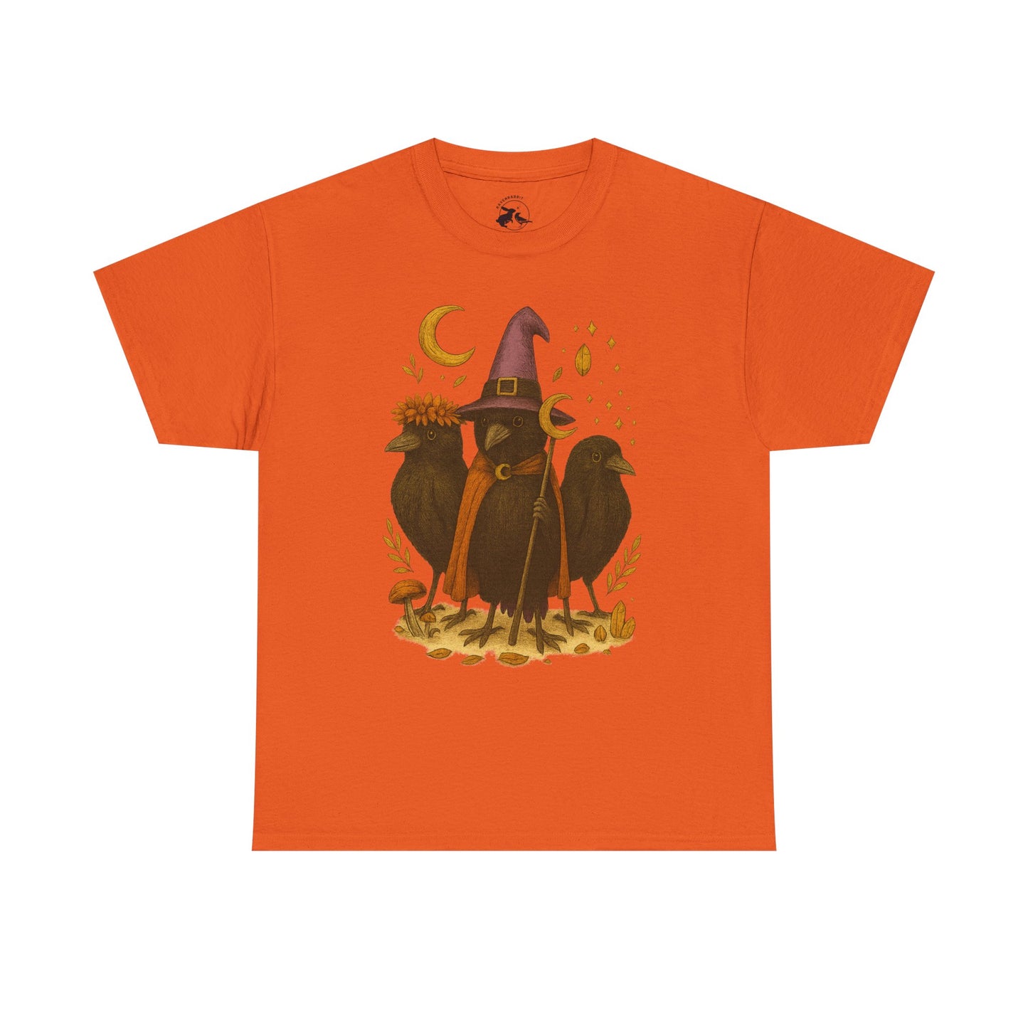 The Mystic Ravens Tee – Druid, Wizard & Oracle Edition