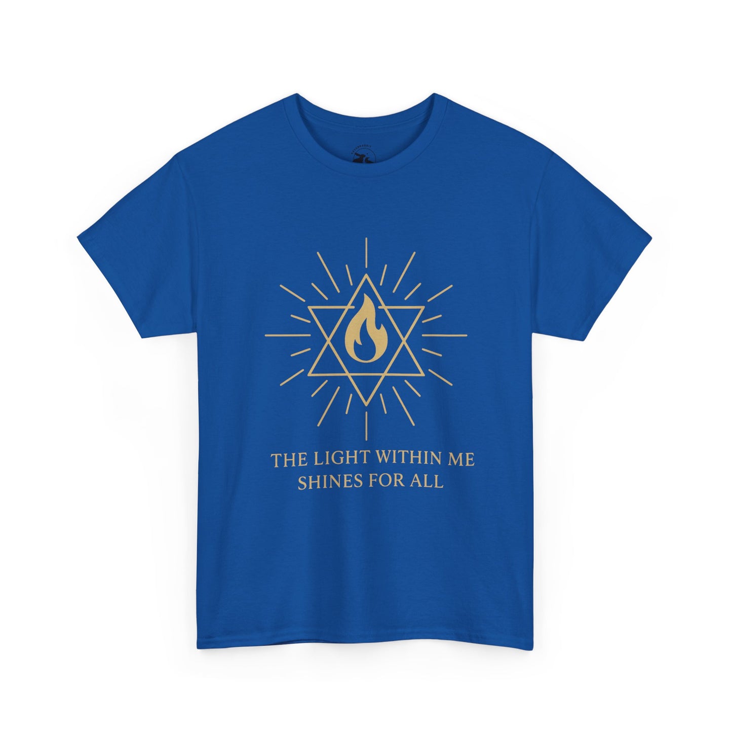 The Light Within Tee – Merkaba Flame of Awakening Graphic Shirt