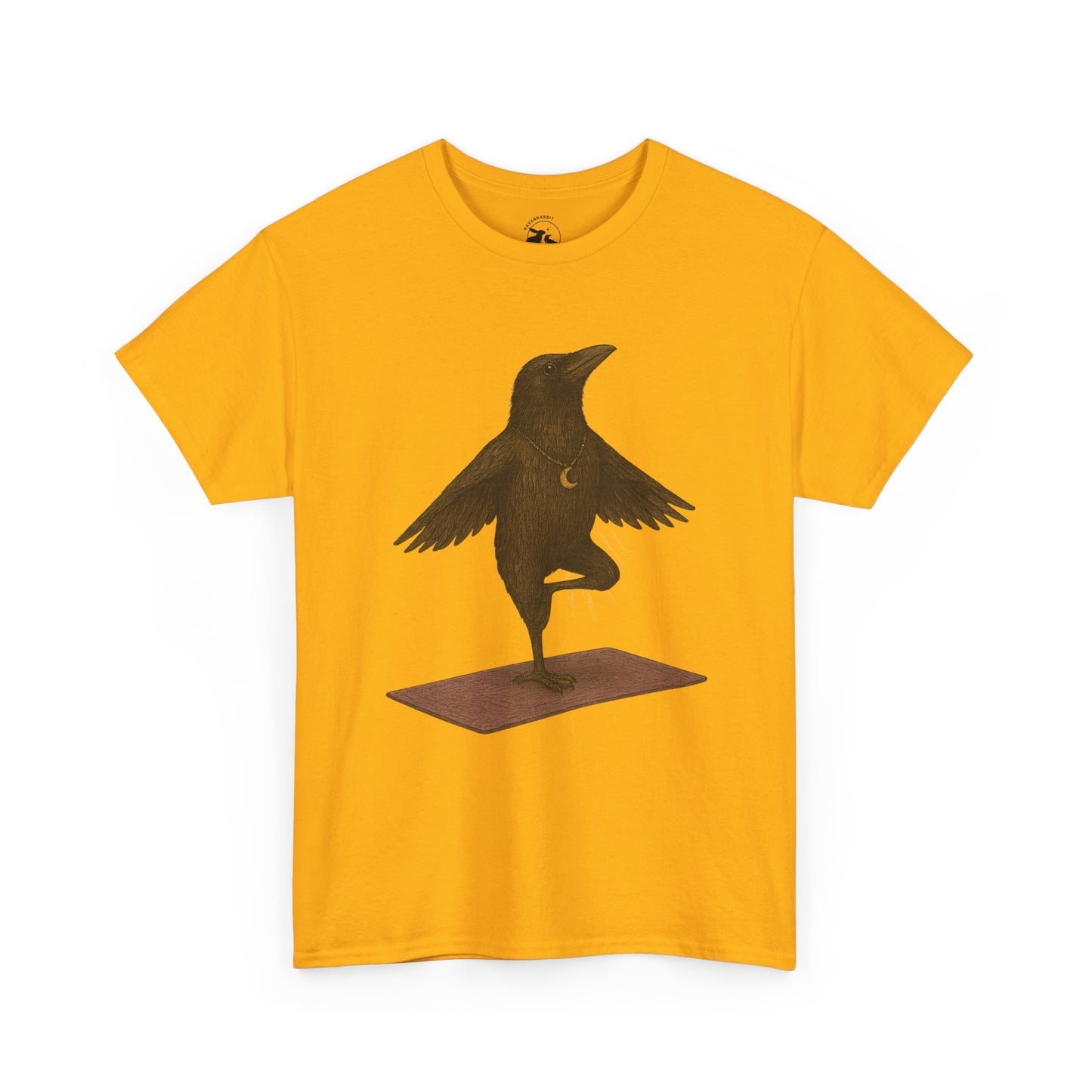 The Raven Yoga Master Tee – Balance in Flight and Spirit