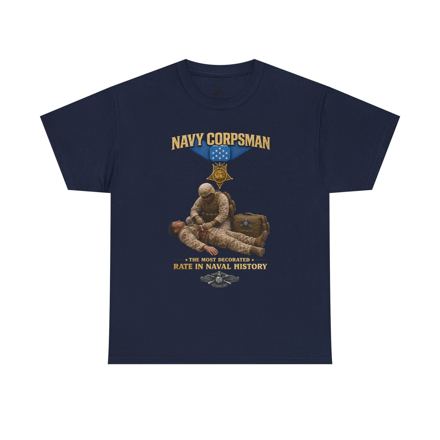 Navy Corpsman Honor Tee – The Most Decorated Rate in Naval History