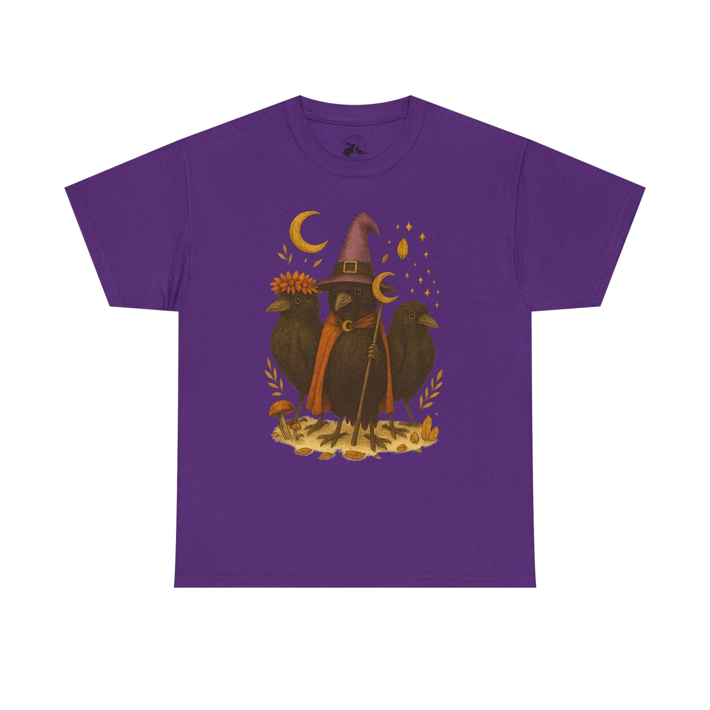 The Mystic Ravens Tee – Druid, Wizard & Oracle Edition