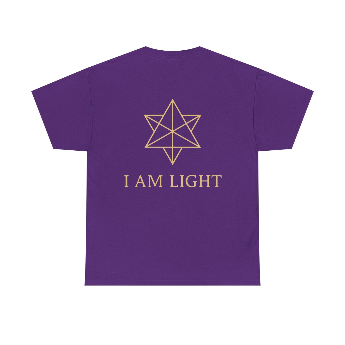 I Am Light Double-Sided Tee – Spiritual Affirmation Shirt for Christmas Gift
