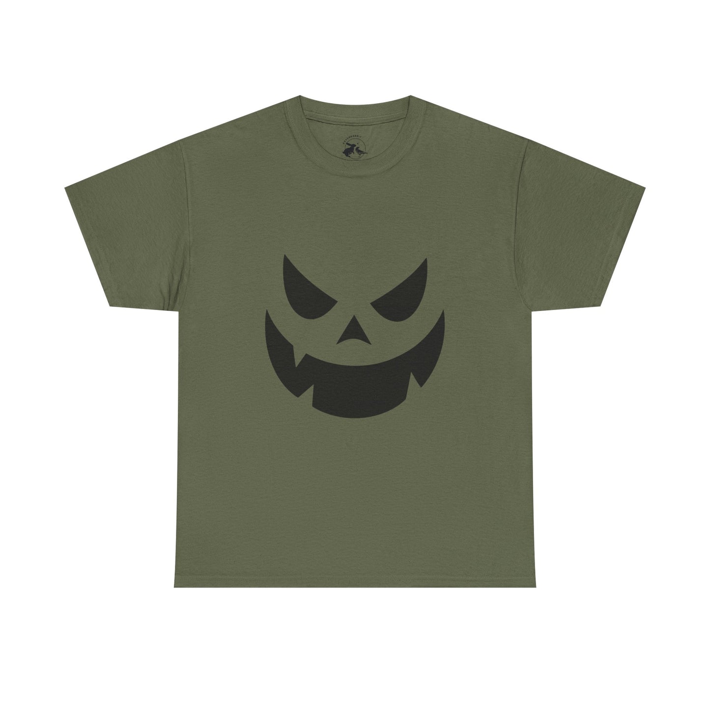 Pumpkin Scowl Tee – Fierce Halloween Graphic Shirt