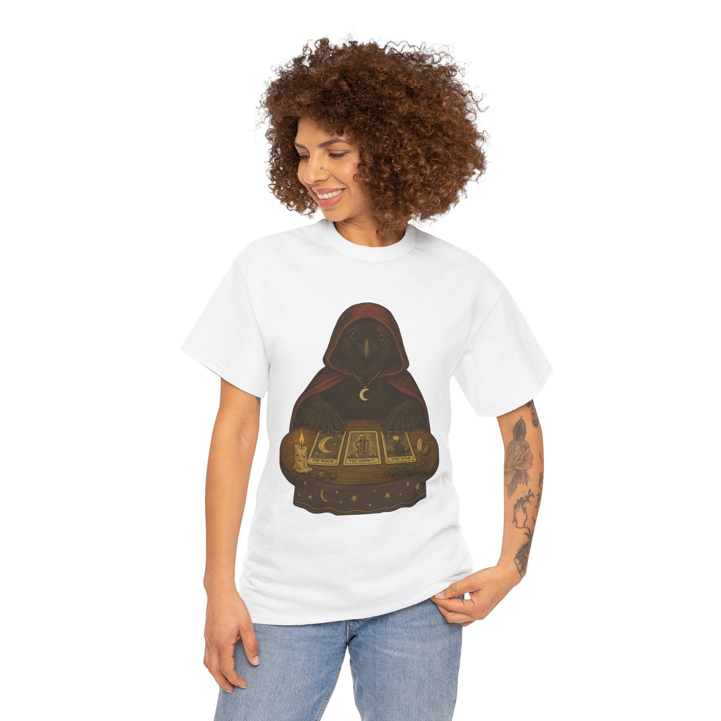 The Raven Tarot Tee – Diviner of the Moon and Stars