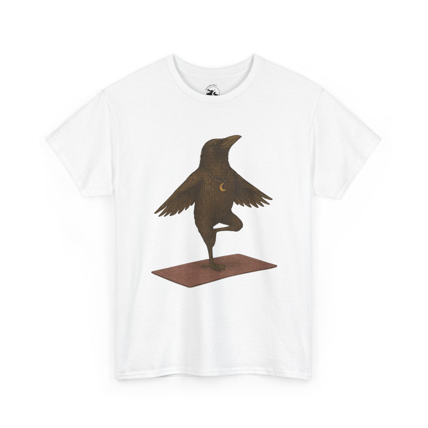 The Raven Yoga Master Tee – Balance in Flight and Spirit