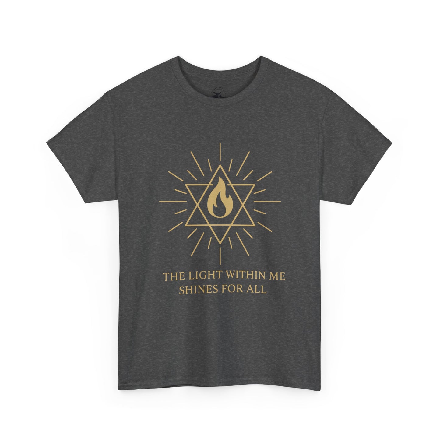 The Light Within Tee – Merkaba Flame of Awakening Graphic Shirt