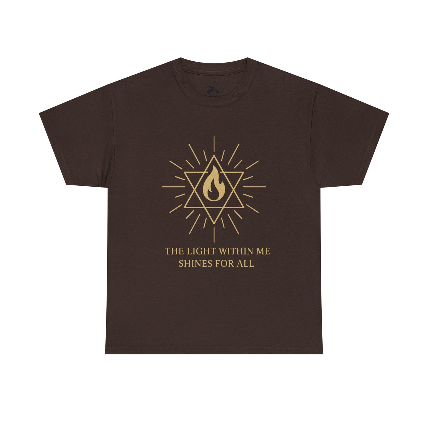 The Light Within Tee – Merkaba Flame of Awakening Graphic Shirt