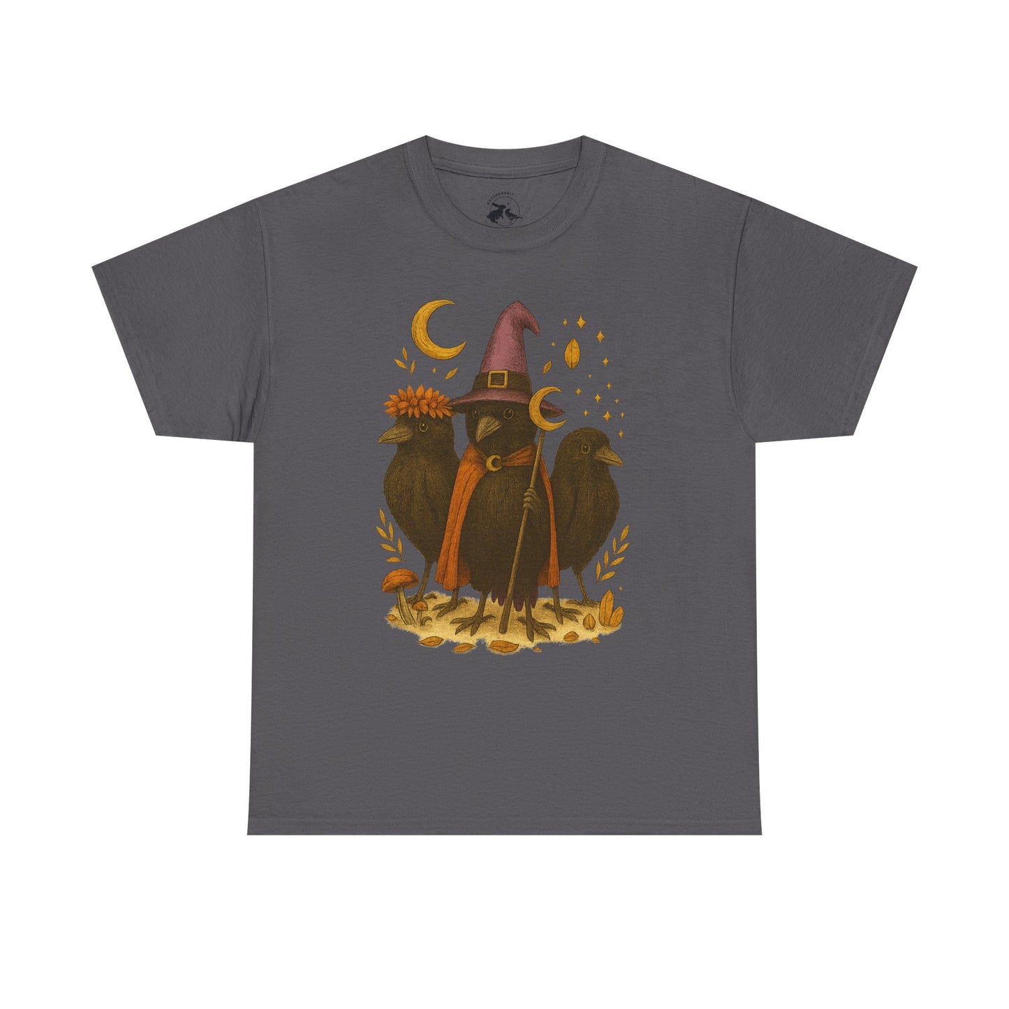 The Mystic Ravens Tee – Druid, Wizard & Oracle Edition