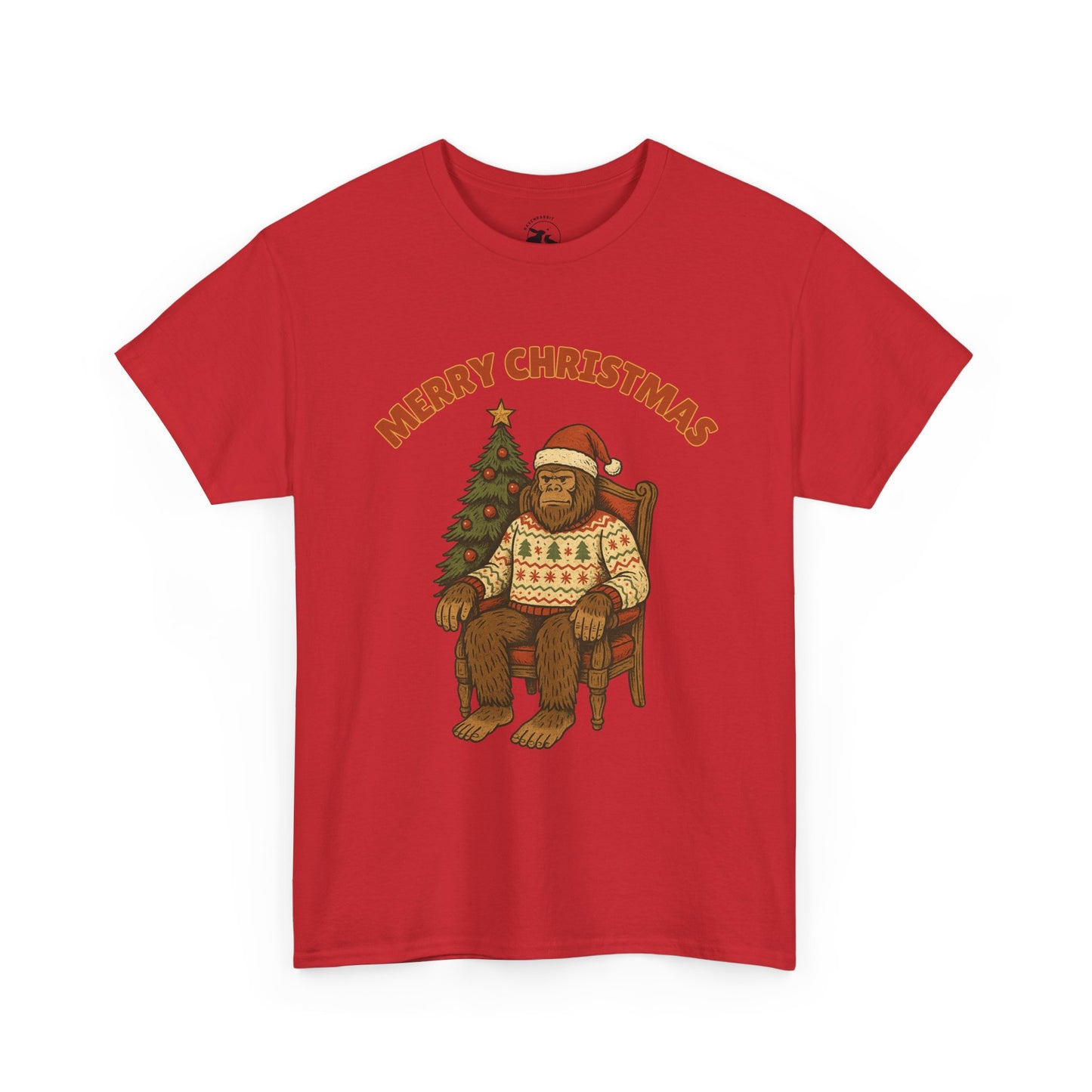 Bigfoot Christmas Spirit Tee – Cozy Sasquatch Holiday Shirt