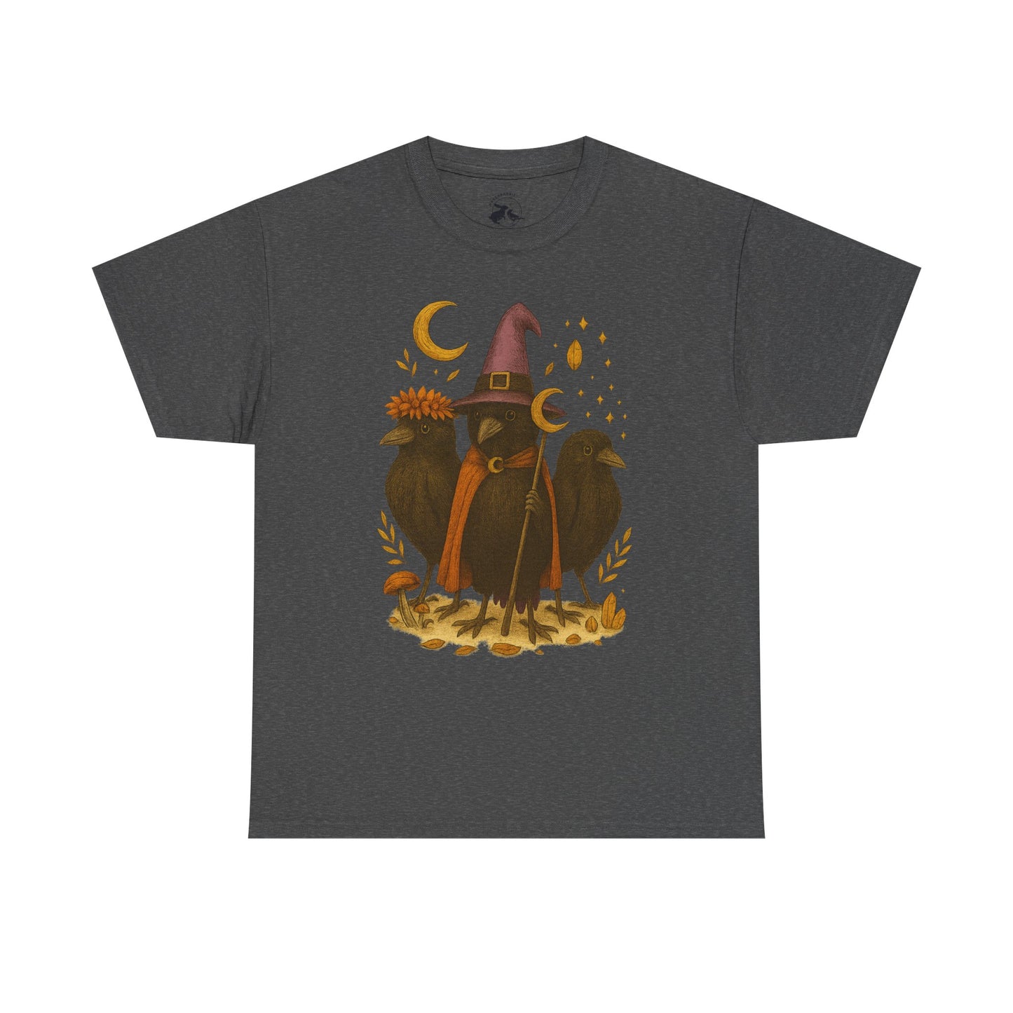The Mystic Ravens Tee – Druid, Wizard & Oracle Edition
