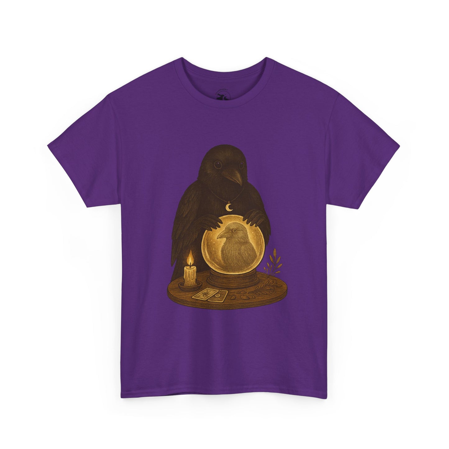 The Psychic Raven Tee – Mystical Seer of the Forest
