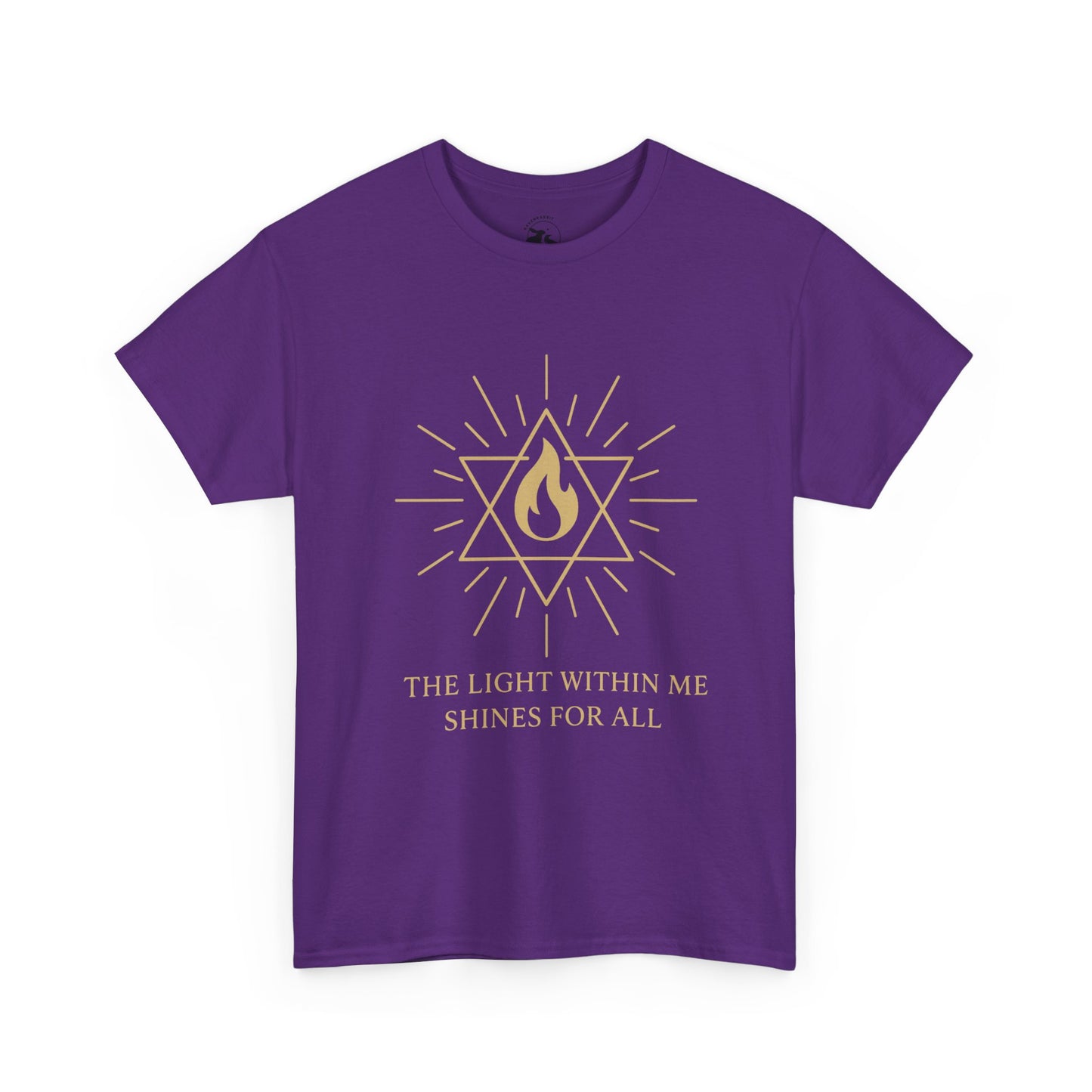 The Light Within Tee – Merkaba Flame of Awakening Graphic Shirt