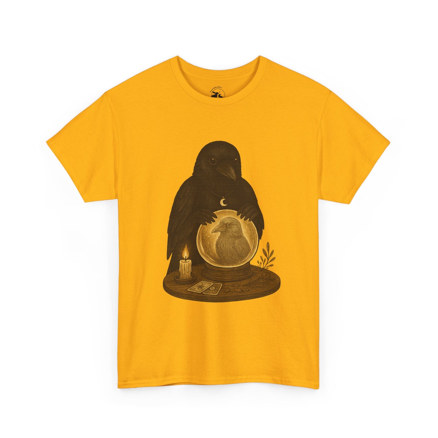 The Psychic Raven Tee – Mystical Seer of the Forest