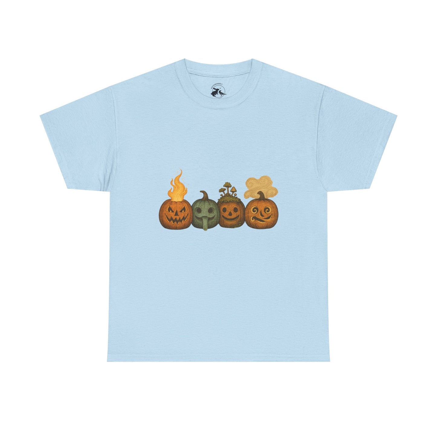 The Elemental Jack-o’-Lanterns – Spiritual Artwork Celebrating Fire, Water, Earth, and Air