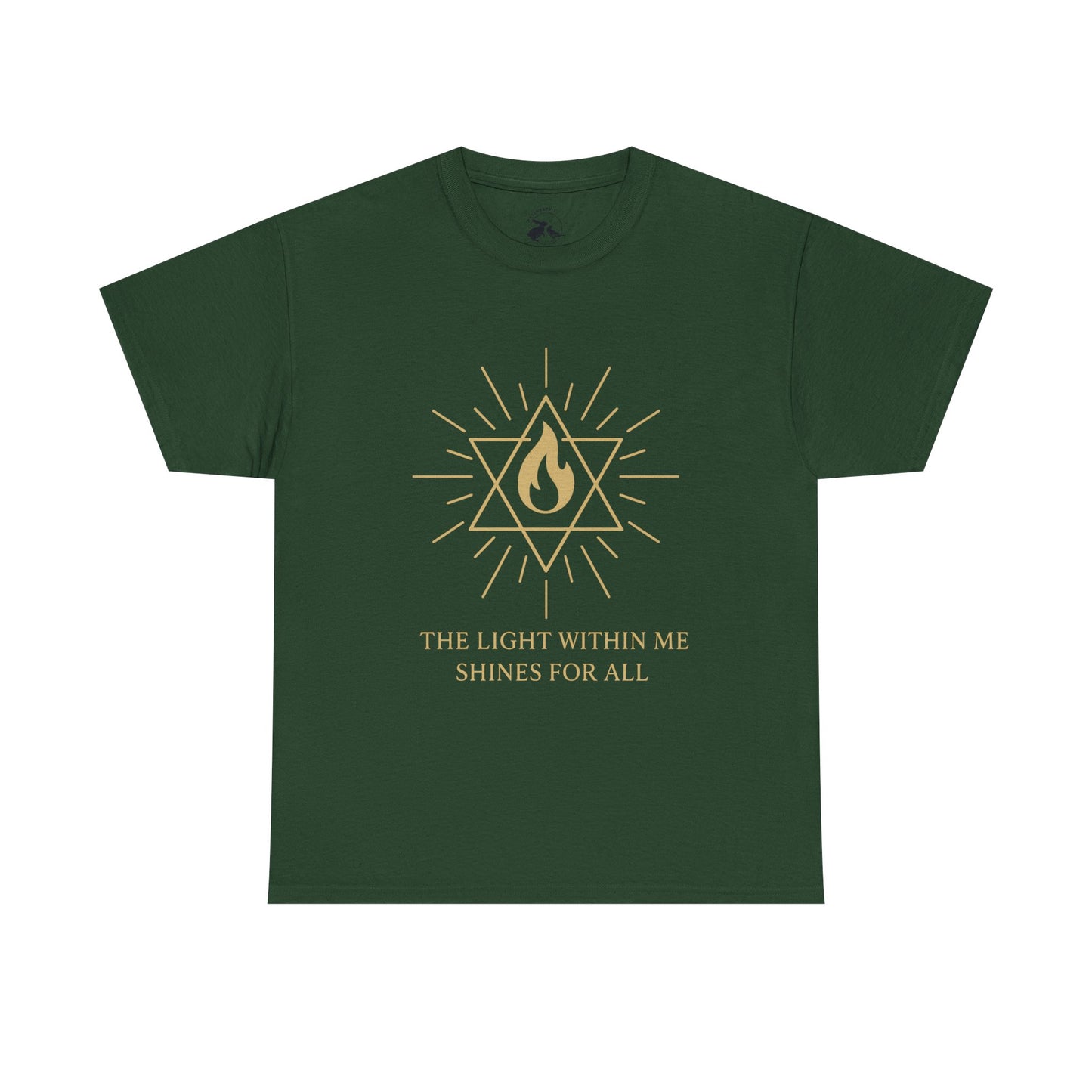 The Light Within Tee – Merkaba Flame of Awakening Graphic Shirt