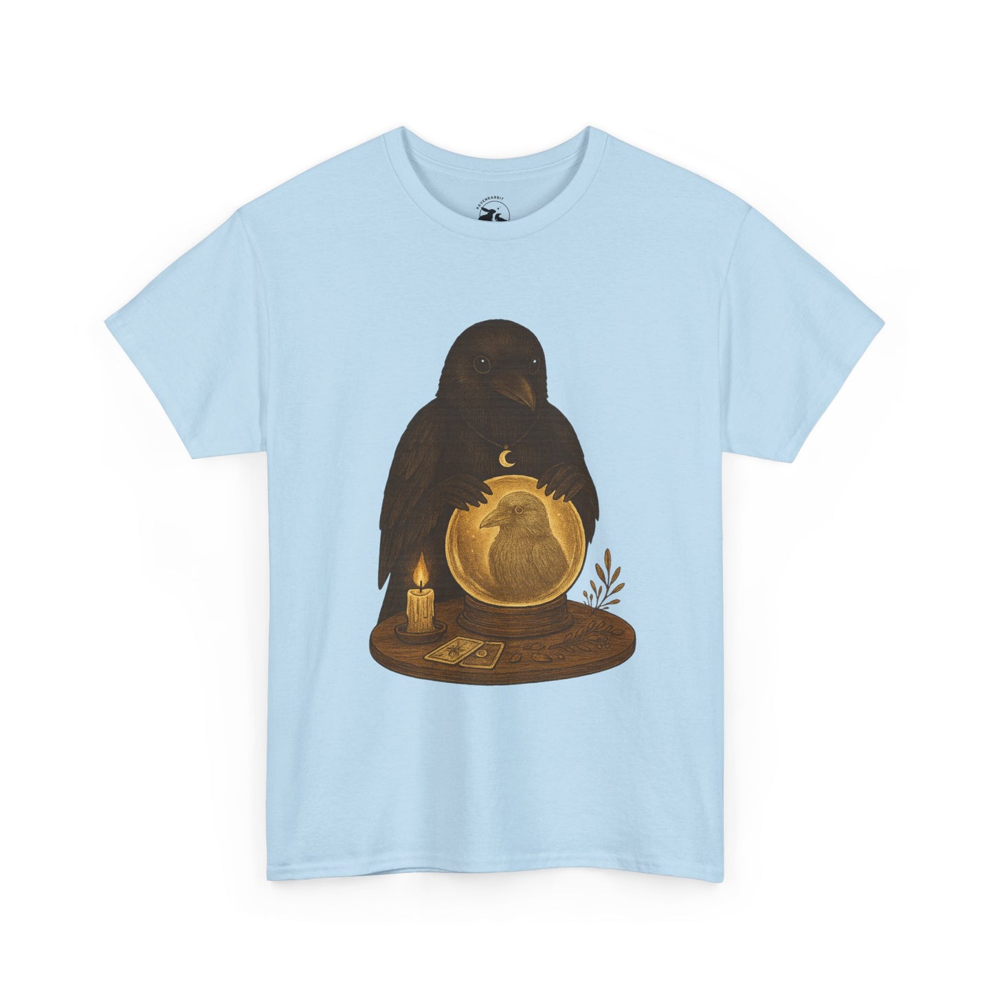 The Psychic Raven Tee – Mystical Seer of the Forest