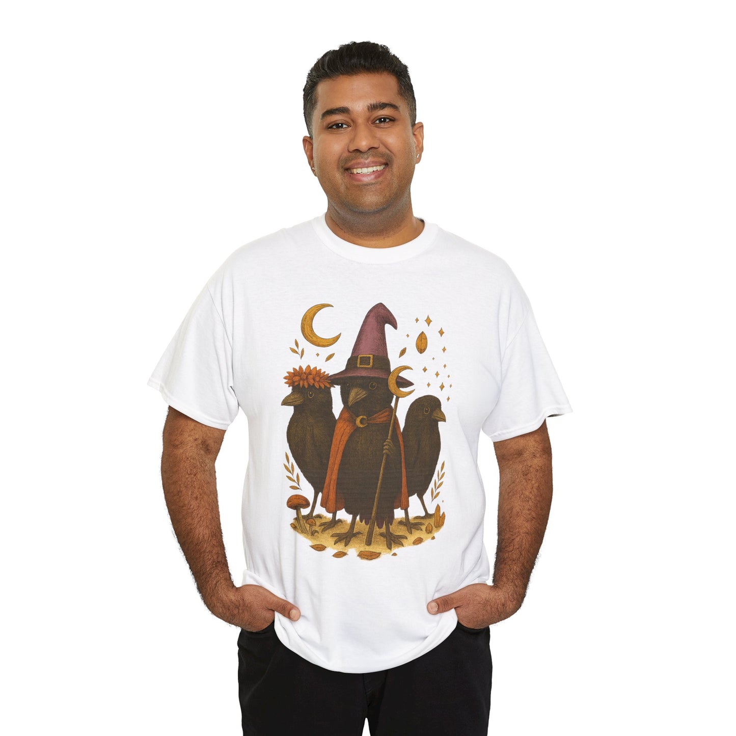 The Mystic Ravens Tee – Druid, Wizard & Oracle Edition