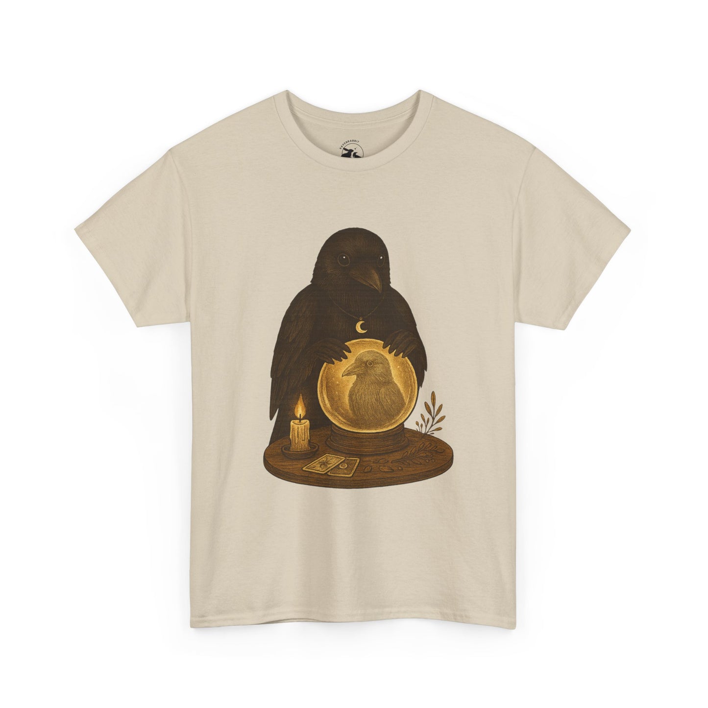The Psychic Raven Tee – Mystical Seer of the Forest