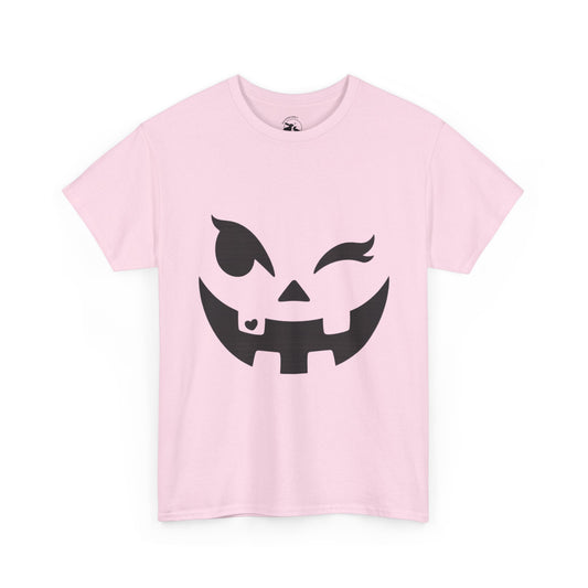 Pumpkin Sweetheart Tee – Playful Halloween Graphic Shirt