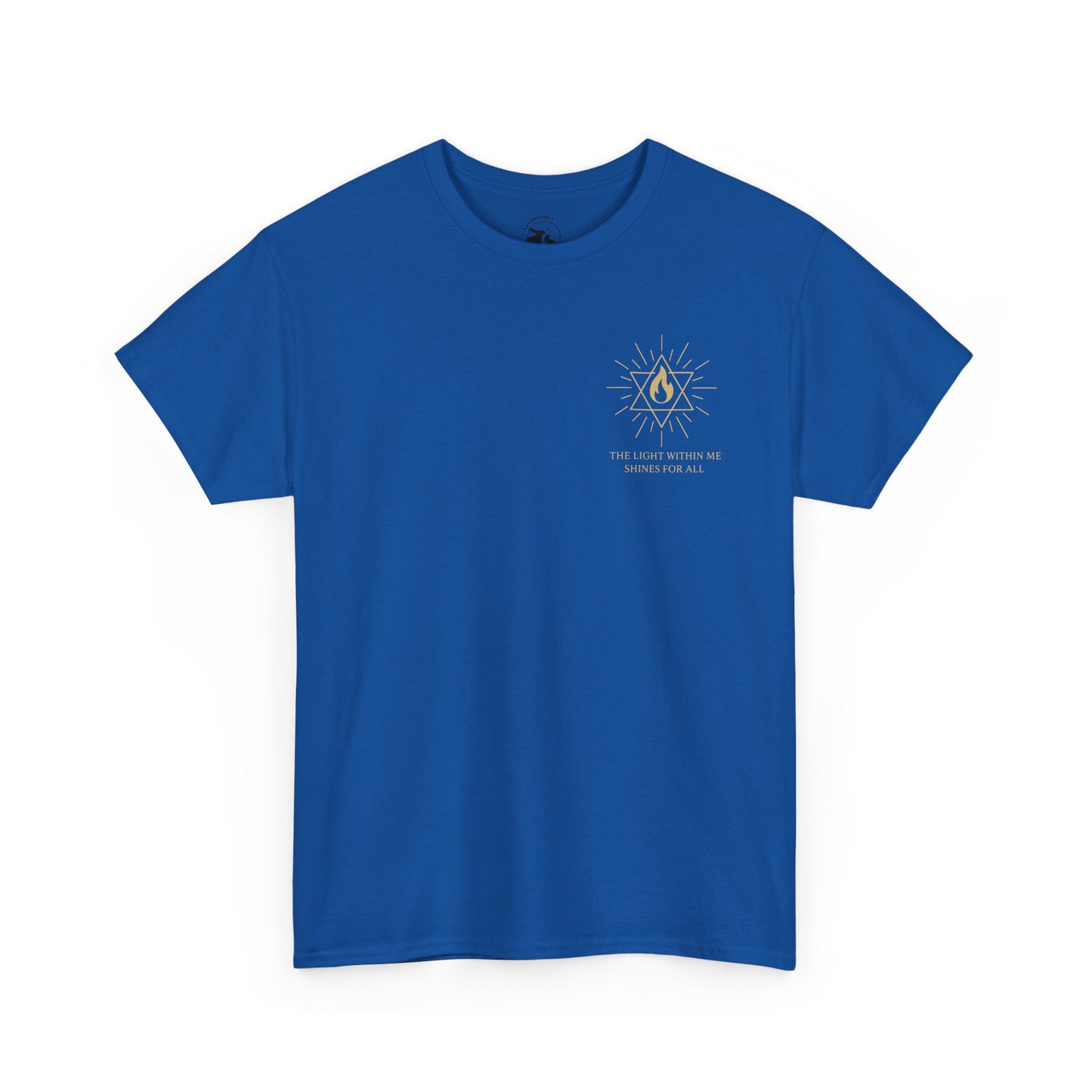 The Light Within Tee – Double Sided Merkaba Flame of Awakening Shirt