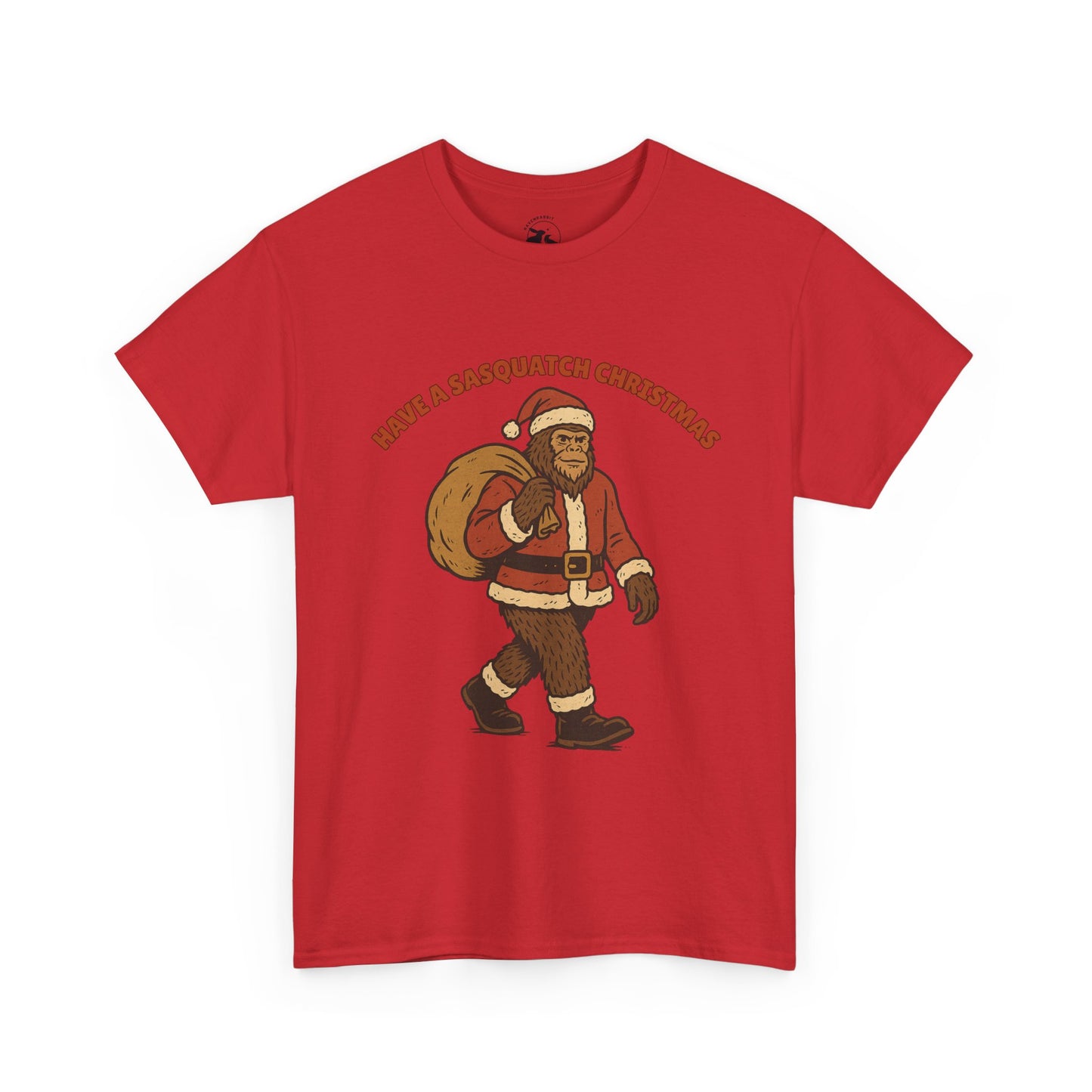 Sasquatch Christmas Tee – Festive Bigfoot Holiday Spirit Shirt