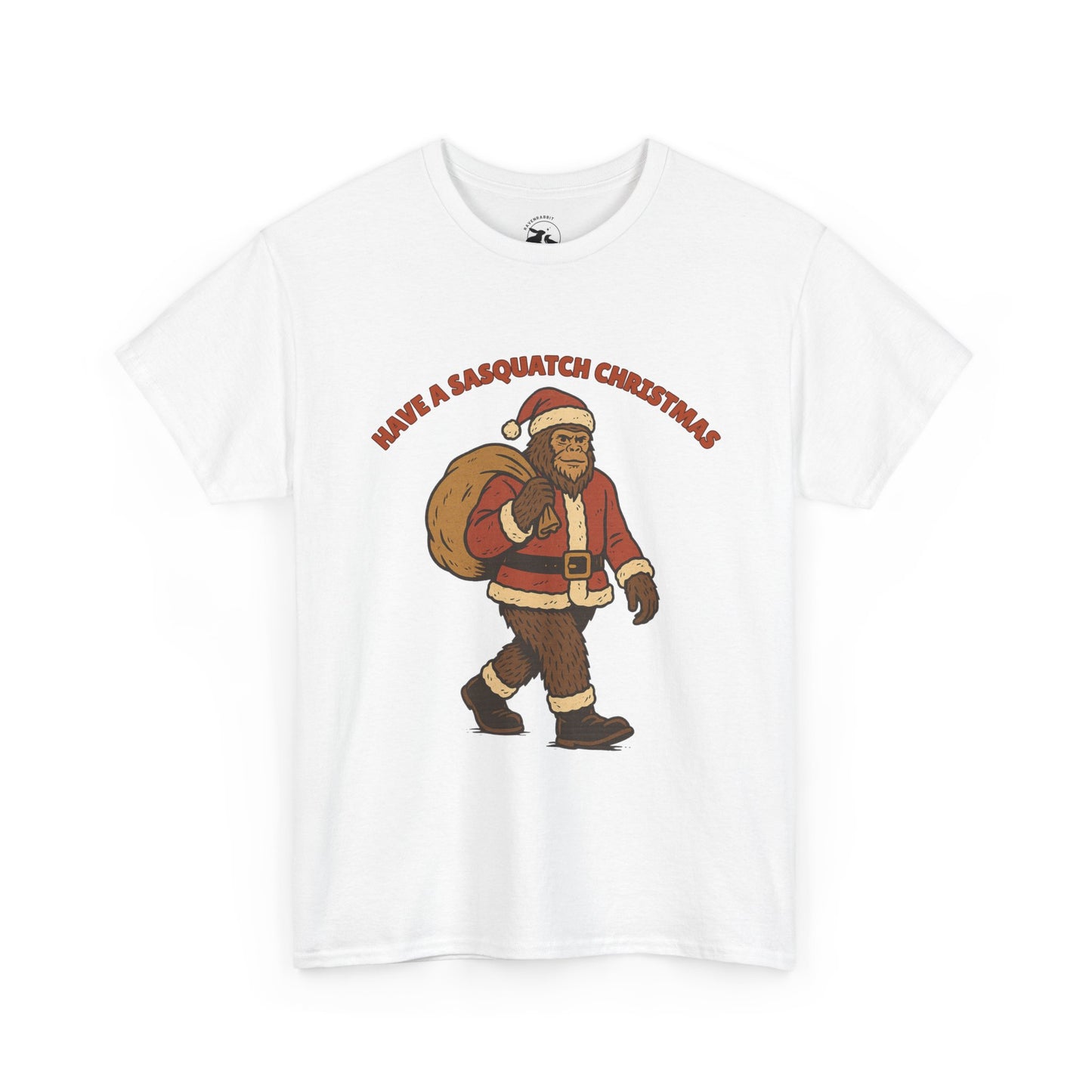 Sasquatch Christmas Tee – Festive Bigfoot Holiday Spirit Shirt