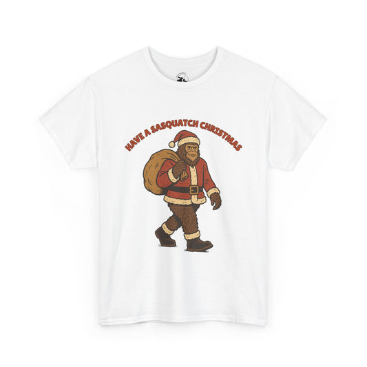 Sasquatch Christmas Tee – Festive Bigfoot Holiday Spirit Shirt