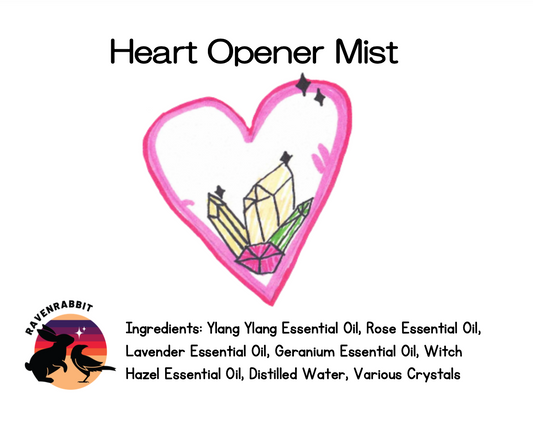 Heart Opener Mist Crystal Infused